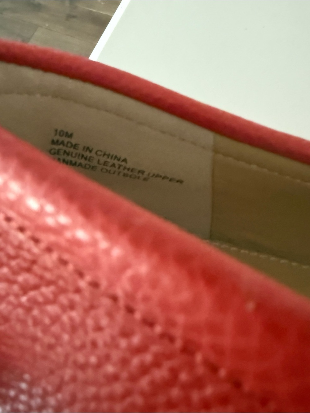 Talbots NWOT Red Leather EVERSON Tassel Loafers horsebit detail SZ 10 - Picture 5 of 7